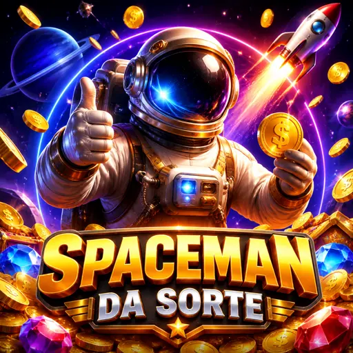 Miniatura do crash game Spaceman com a curva de multiplicador subindo