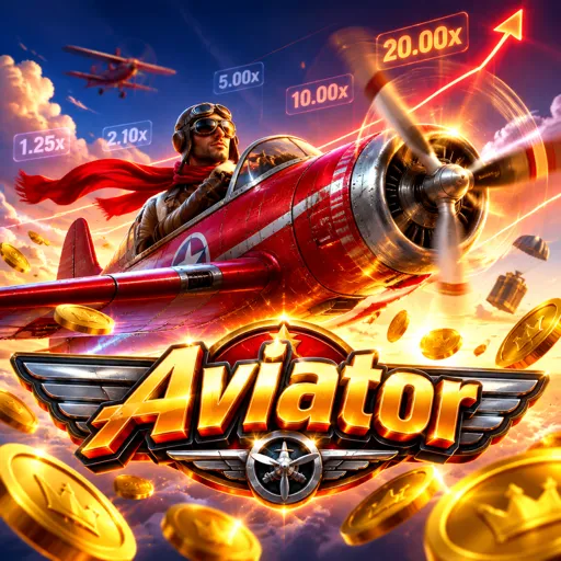 Momento do cash out no Aviator com o multiplicador destacado na tela